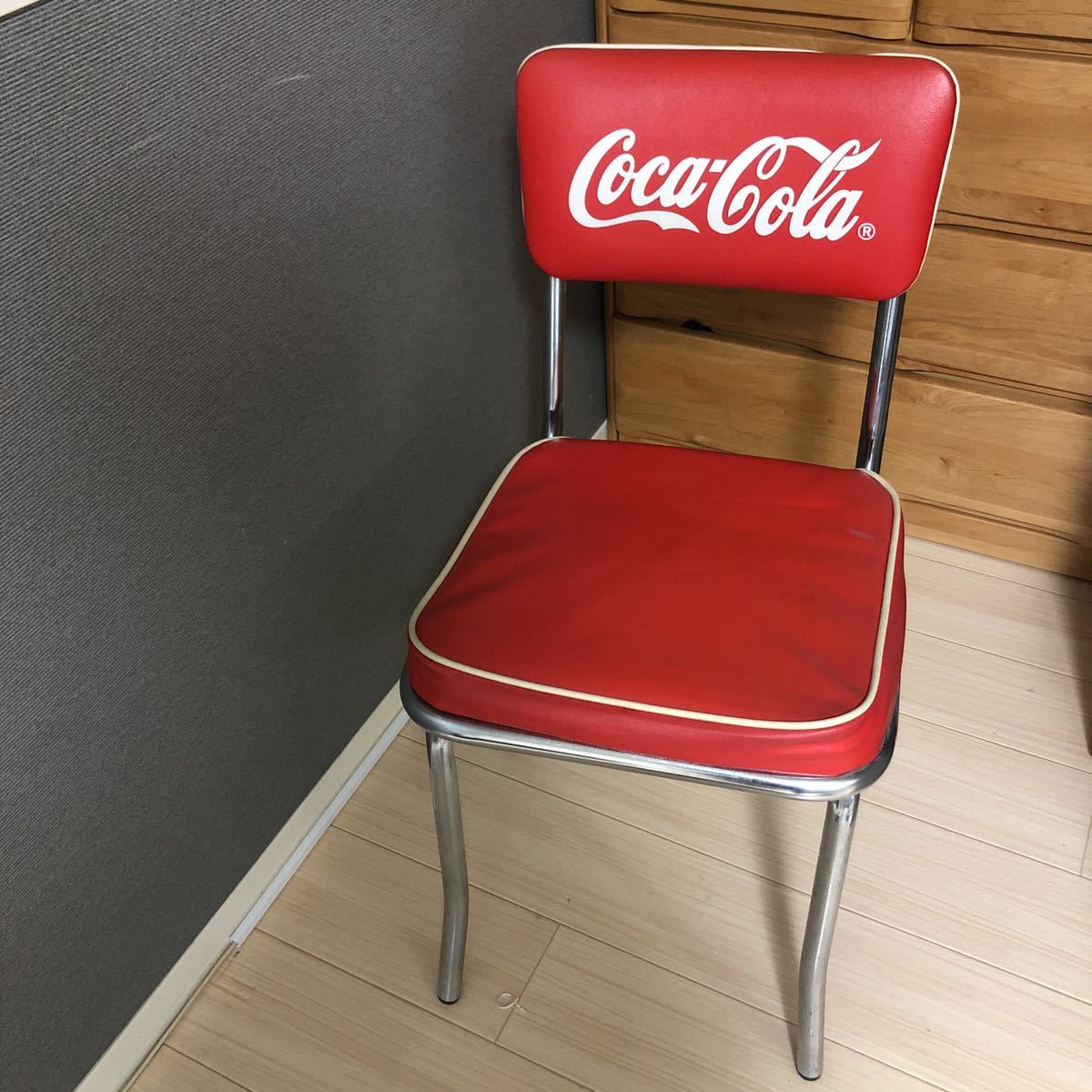 直接引取OKコカコーラ 椅子 チェア 昭和レトロ 当時物 アメリカン