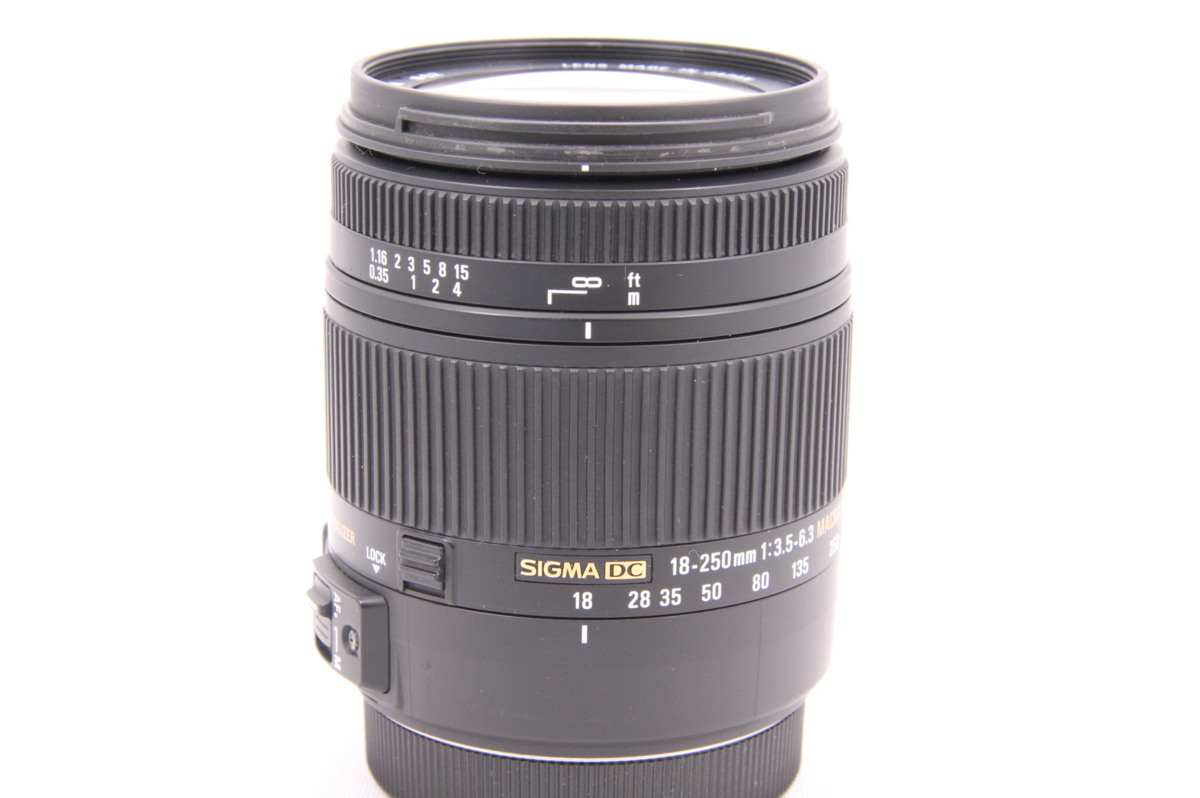 □ジャンク品□シグマ SIGMA □18-250mm F3.5-6.3 DC MACRO OS HSM