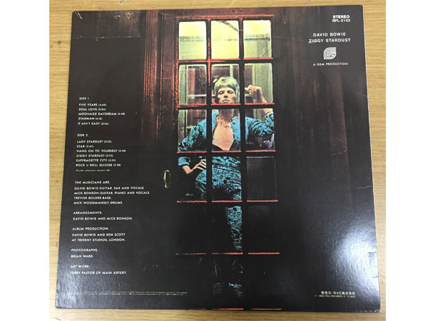 レコード DAVID BOWIE デビッド ボウイ / ZIGGY STARDUST RPL-2102 LP X24(David Bowie ...