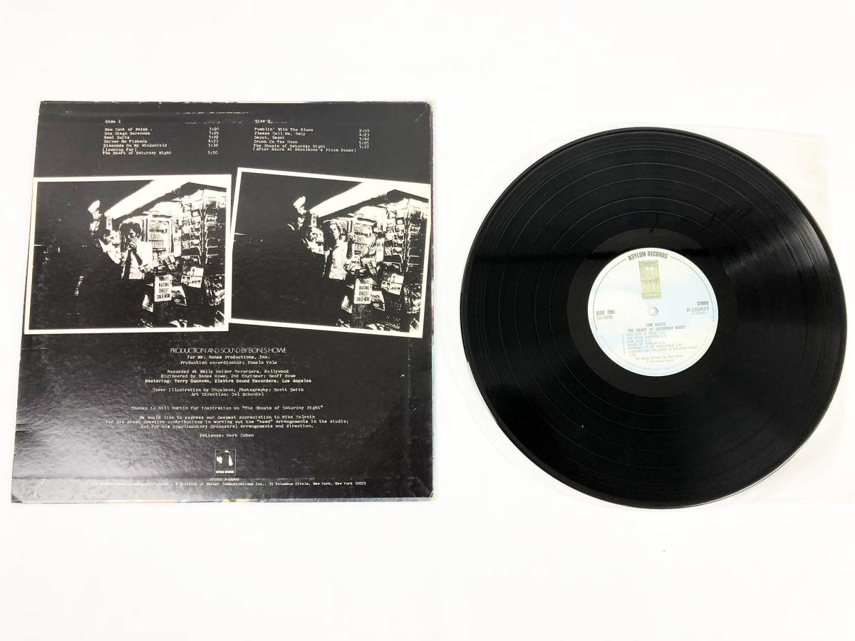 ⁄ TOM - (LP) Closing Time Waits WAITS waits Rain RECORDS WAXPEND 