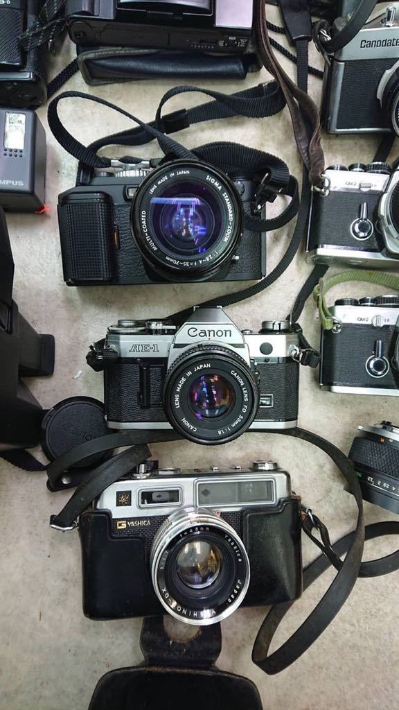 Canon OLYMPUS YASHICA フィルムカメラ　11点まとめ　ジャンク商品