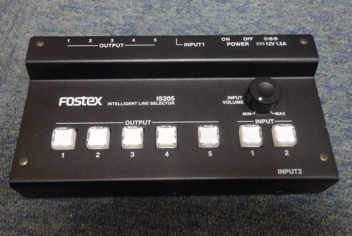 FOSTEX IS205 インテリジェント・ライン・セレクター スピーカー切替