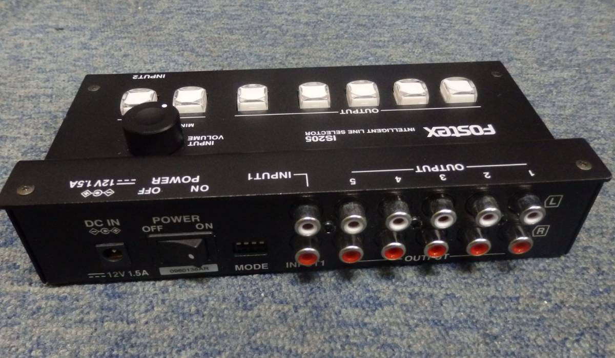 FOSTEX IS205 インテリジェント・ライン・セレクター スピーカー切替