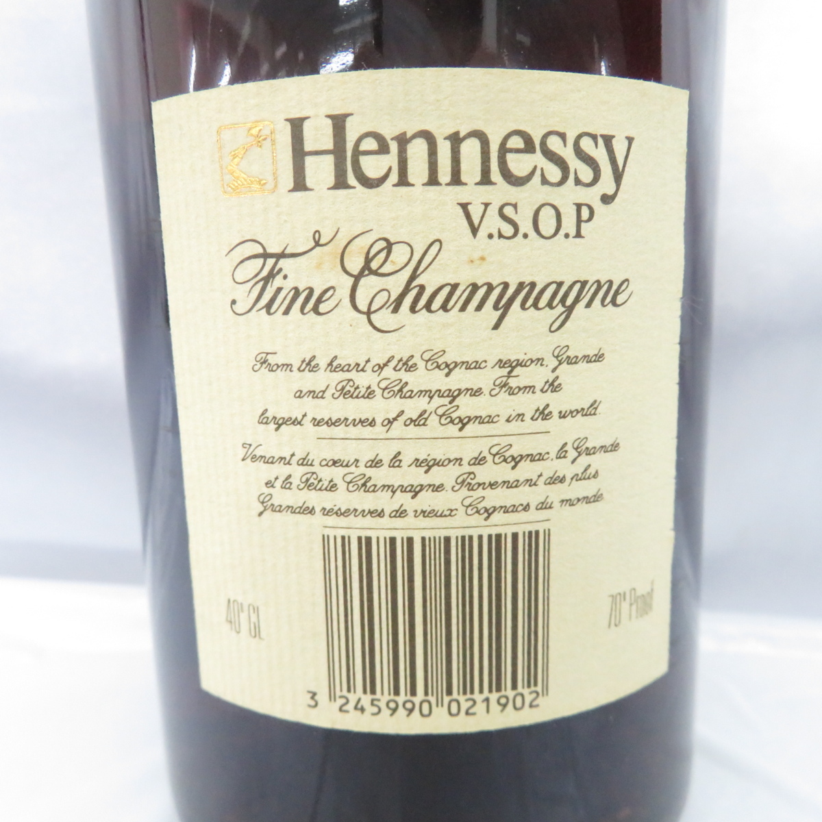 【未開栓】Hennessy ヘネシー VSOP ファインシャンパーニュ ブランデー 1000ml 40% 10534035 ヘネシー VSOP ファインシャンパーニュ 特級⁄古酒ヘネシー 1円 ボトルクリアボトル