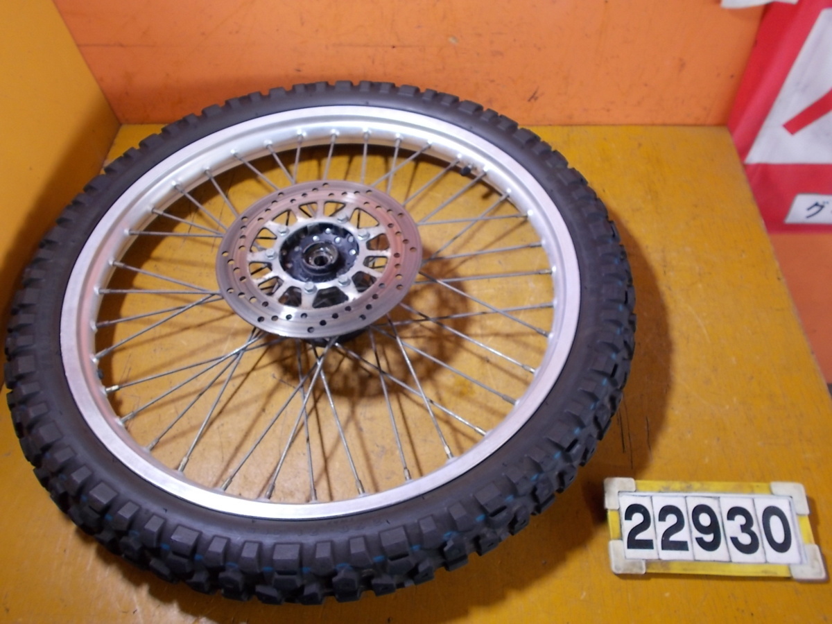 お得，100%新品 22930 ヤマハ 1KH セロー XT225 '85 純正 フロントホイール タイヤ2018年製(フロント)｜売買されたオークション情報、yahooの商品情報をアーカイブ公開 - オークファン ヤマハ用