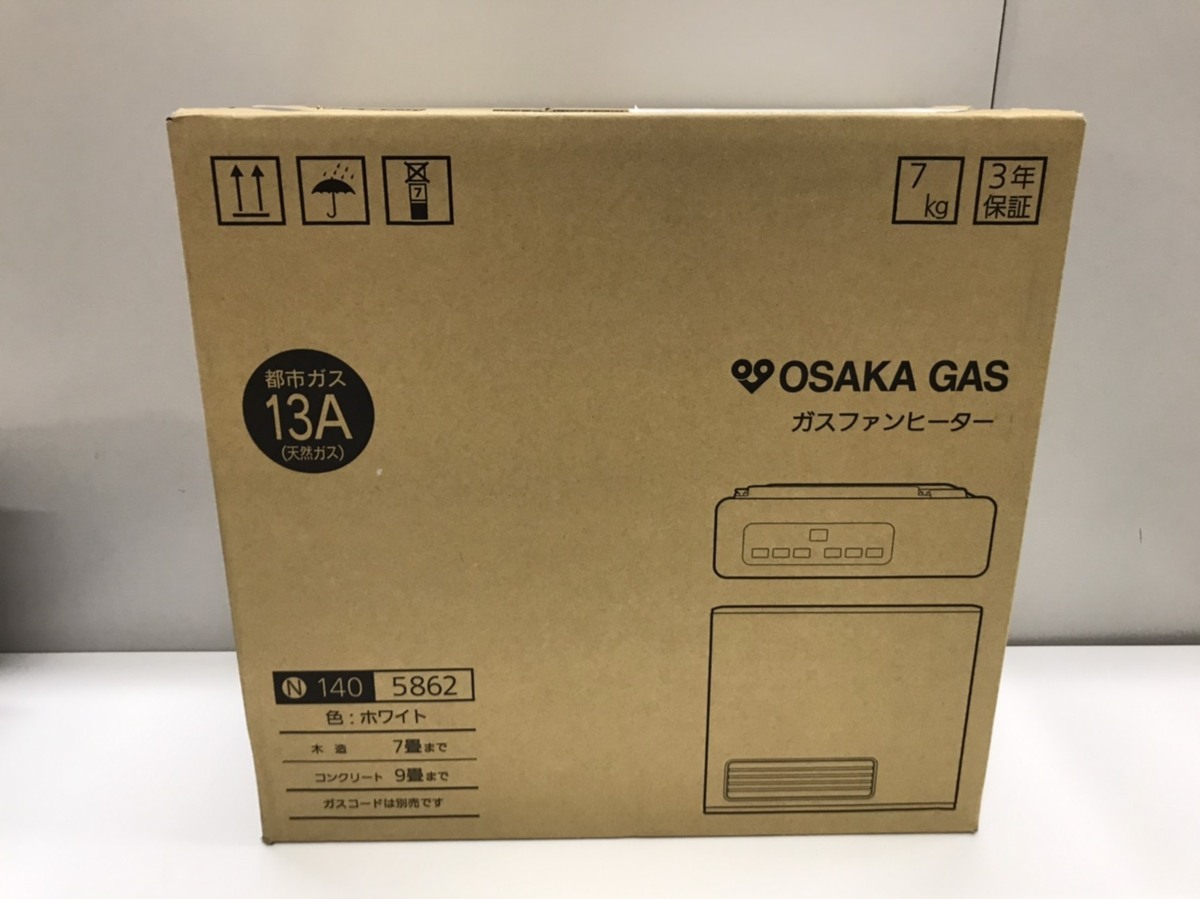ガスファンヒーター 公式通販 大阪ガス OSAKA GAS 0 1 都市ガス N140