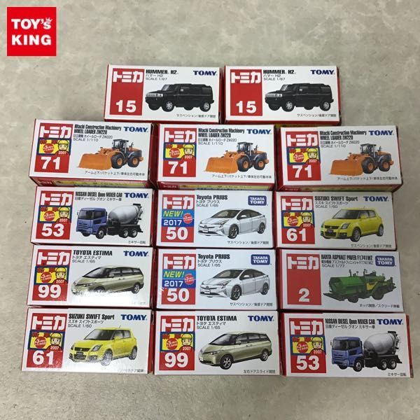 赤字超特価，大得価 1円 訳あり トミカ 1/65他トヨタ プリウス エスティマ スズキ スイフトスポーツ ニッサンディーゼル クオン ミキサー車 等 /ミニカー(その他)｜売買されたオークション情報、yahooの商品情報を その他