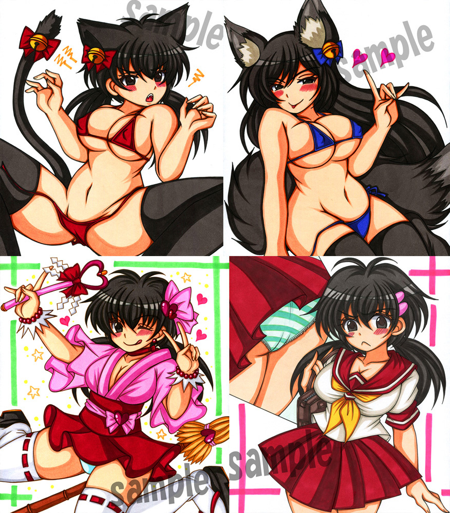 同人手描きイラスト 色紙 簡易リクエスト 衣装 構図指定可能 ラフ確認 リテイクなし 手描きイラスト 売買されたオークション情報 Yahooの商品情報をアーカイブ公開 オークファン Aucfan Com