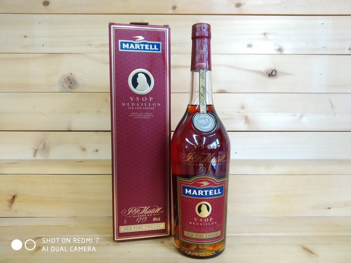 古酒☆未開栓 MARTELL / マーテル VSOP メダイヨン 1000ml コニャック