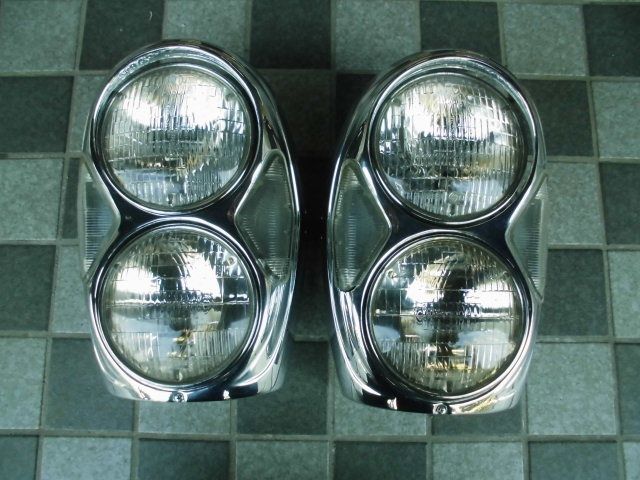 ベンツ W108 W109 W111 純正 ライト 左右 メルセデスベンツ W111 W108