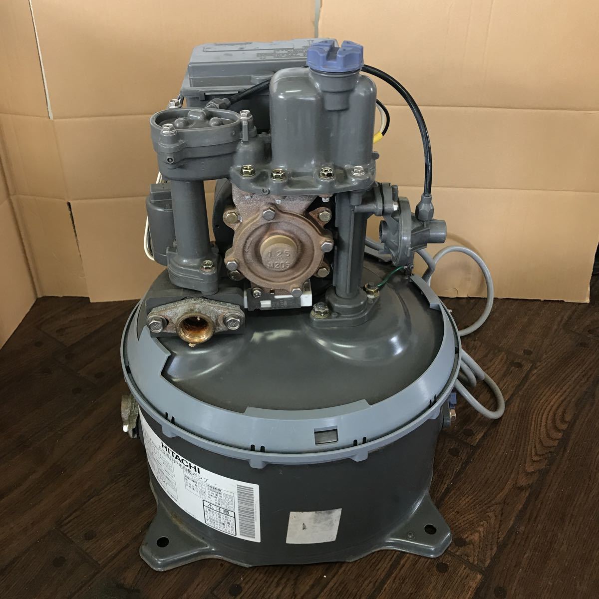 HITACHI 日立浅井戸用自動ポンプ WT-P125J形 中古品