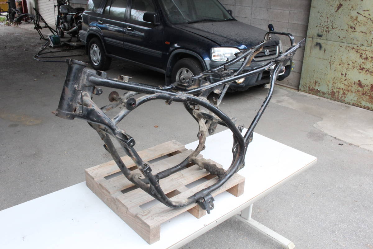 送料 ￥2600 ヤマハ RZ250 4L3 書類付 フレーム 4L0 4U0 250 350 RD RX