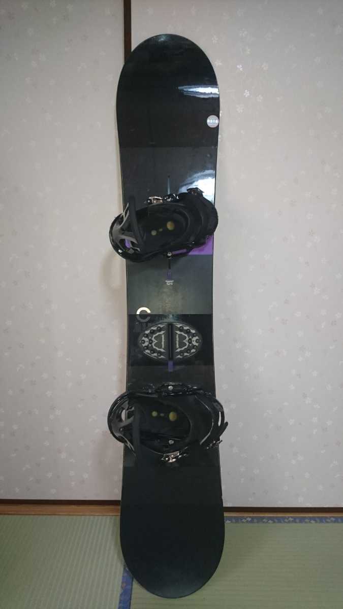 バートン　カスタム　BURTON CUSTOM 154 vロッカー BURTON/バートン カスタム Vロッカー 154 バートンビンディング付き