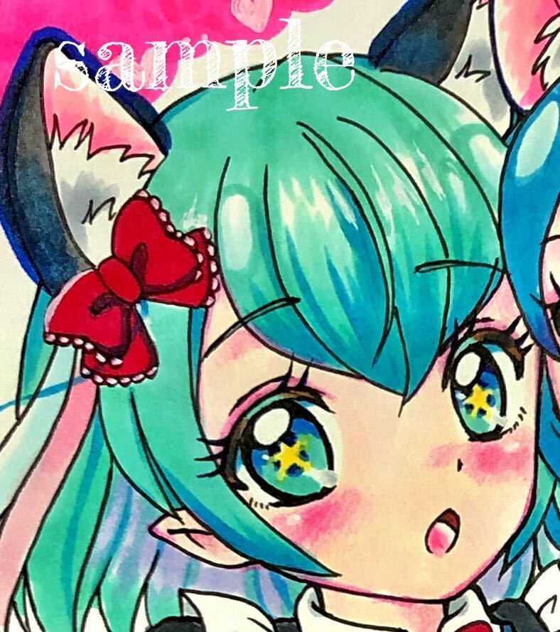 同人手描きイラスト スター トゥインクル プリキュア ララ ユニ 猫耳メイド風 ケント紙 手描きイラスト 売買されたオークション情報 Yahooの商品情報をアーカイブ公開 オークファン Aucfan Com