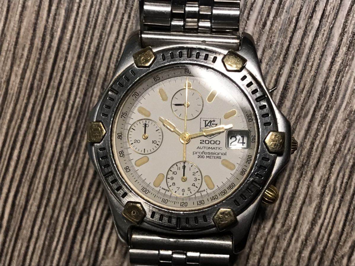 タグホイヤー 2000 クロノグラフ TAG HEUER タグホイヤー professional