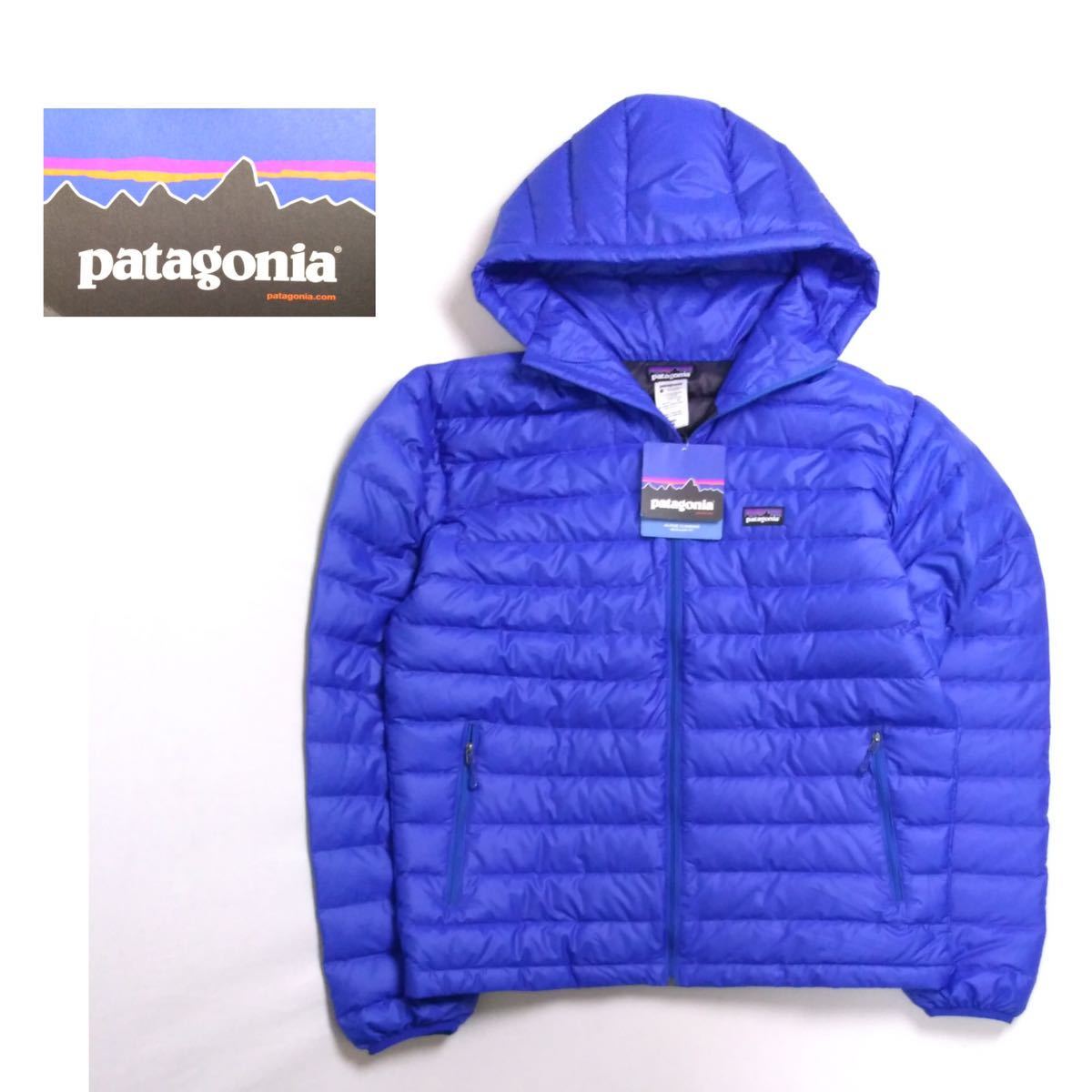  13年製 patagonia パフジャケット ライトダウン パーカ メンズM ブルー パタゴニア ダウンジャケット アウトドア 青 R020139(Mサイズ)｜売買されたオークション情報、yahooの商品情報をアーカイブ 男性用