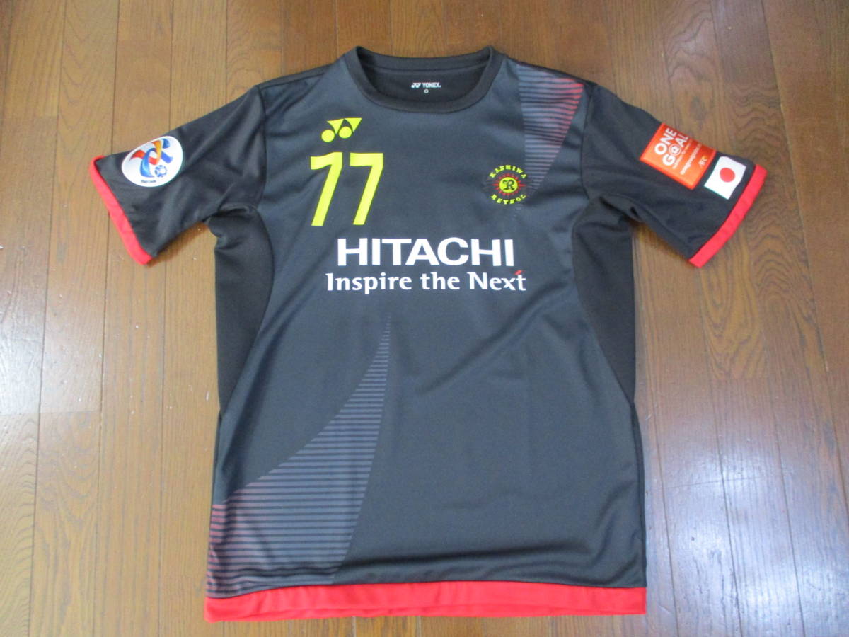 人気SALE，限定SALE 2015 柏レイソル 77番 エデルソン選手 ACL ブラック ユニフォーム Oサイズ ACL & ONEGOAL パッチ付き(Jリーグ)｜売買されたオークション情報、yahooの商品情報をアーカイブ公開 - オークファン ユニフォーム