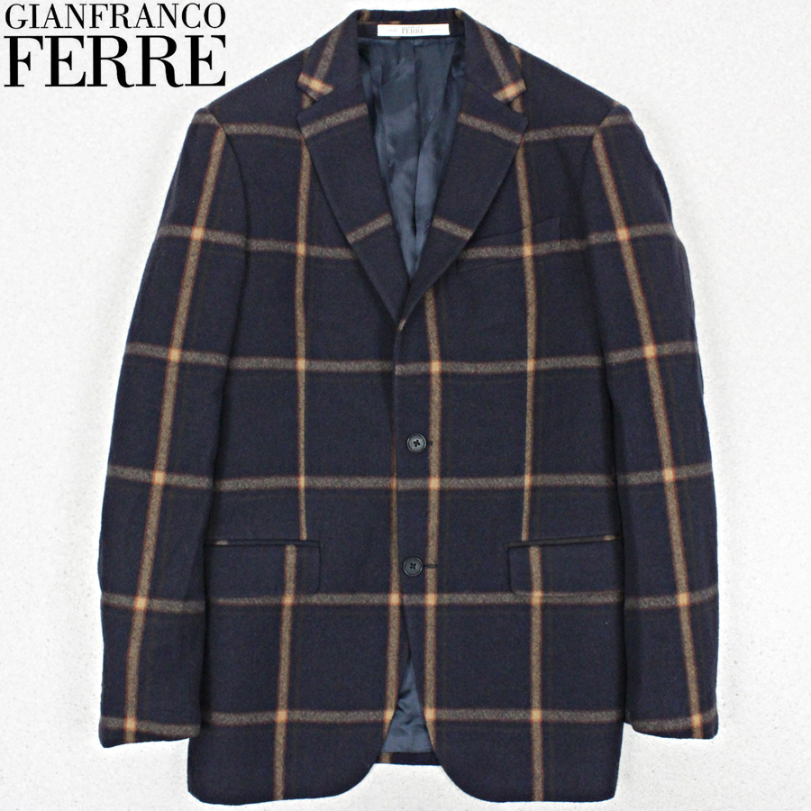 参考価格15万円 美品 イタリア製 GIAN FRANCO FERRE ジャンフランコ 