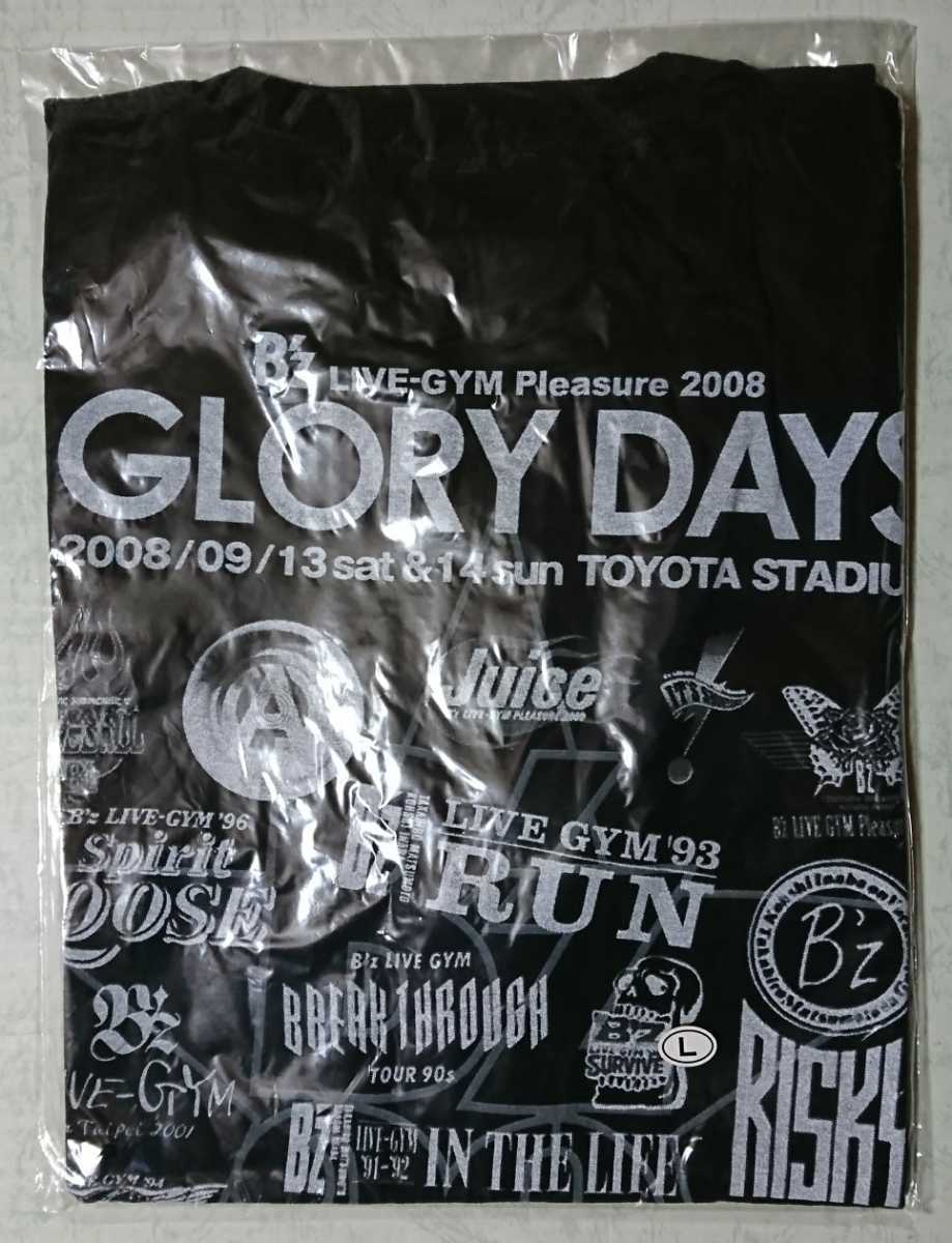 超激得，豊富な ＆超激レア B'z LIVE-GYM Pleasure 2008 GLORY DAYS 会場限定Tシャツ Lサイズ 9/13＆9/14 トヨタスタジアム B'z 稲葉浩志(Tシャツ、シャツ)｜売買されたオークション情報、yahooの商品情報をアーカイ Tシャツ、シャツ