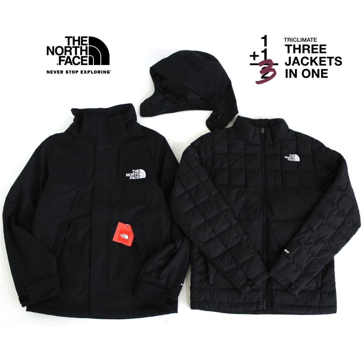 定番人気 3way The North Face メンズS トリクライメイト ジャケット マウンテンパーカー&times;ダウンジャケット Dryvent&times;グースダウン(Sサイズ以下)｜売買されたオークション情報、yahooの商品情報をアー 男性用