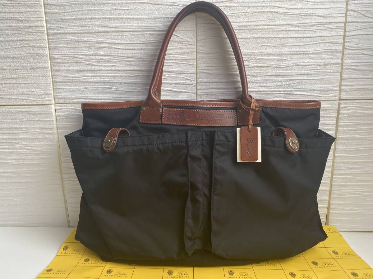 美品】Felisi フェリージ 9236 トートバッグ ヘルメットバッグ