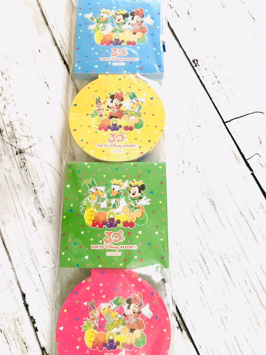 新品未開封！即決！5冊】メモセット/メモ/メモ帳☆ディズニー・サマー  