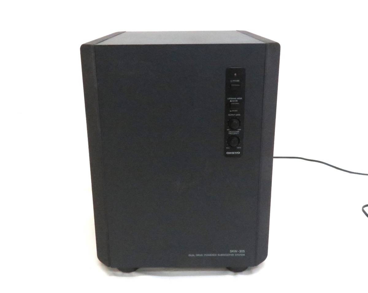 ONKYO サブウーファー SKW-201 ブラック ONKYO サブウーファー SKW-201