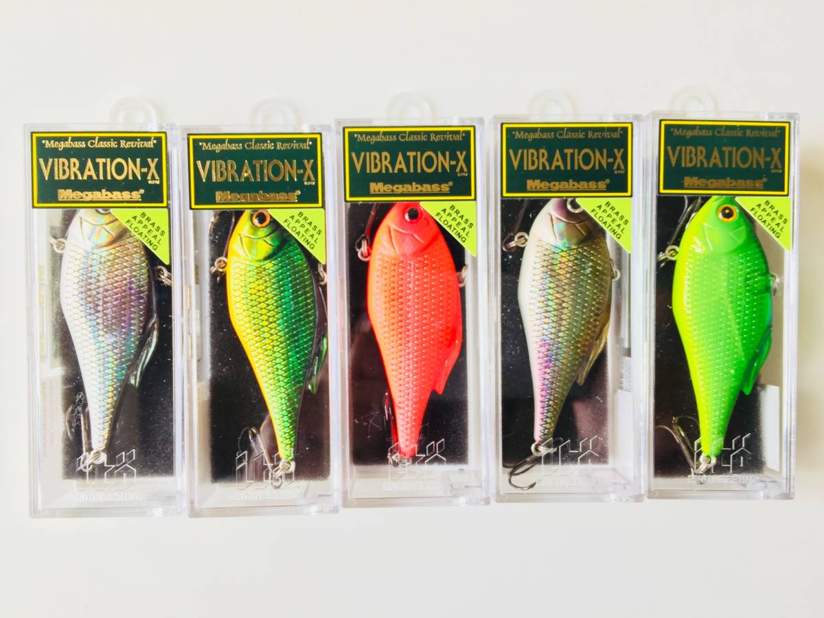 セール，高品質 Megabass メガバス VIBRATION-X BAF ５個セット バイブレーションX フローティング(バイブレーション)｜売買されたオークション情報、yahooの商品情報をアーカイブ公開 - オークファン 淡水