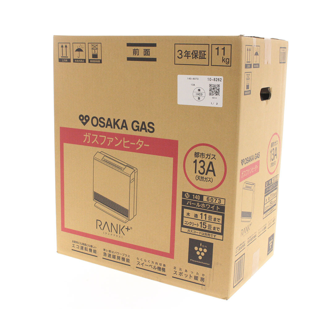 □ 大阪ガス ガスファンヒーター RANK+ ランクプラス N 140-6073 都市