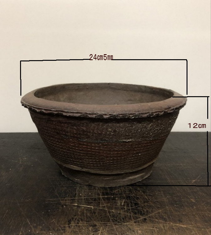 植木鉢・盆栽鉢・南蛮　中国　支那鉢_6