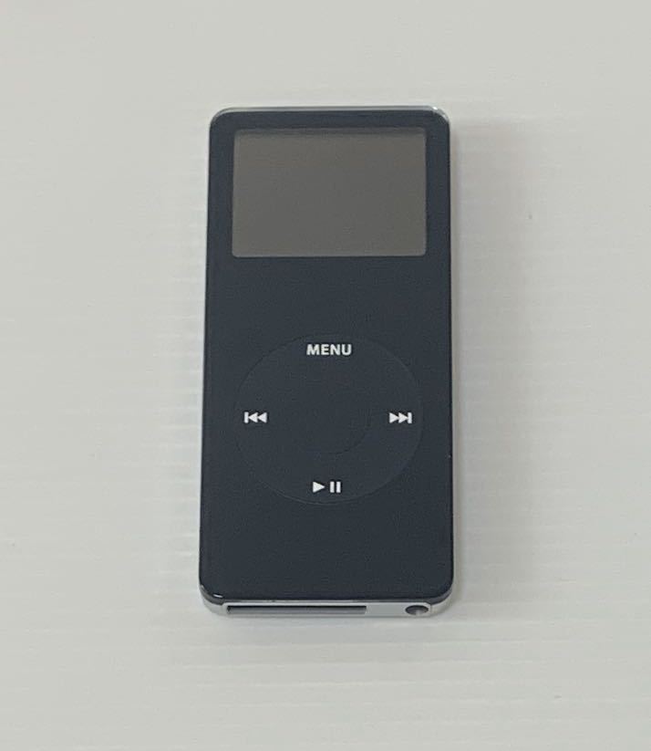 1円スタート Apple iPod nano 第1世代 4GB ブラック MA004J/A A1137