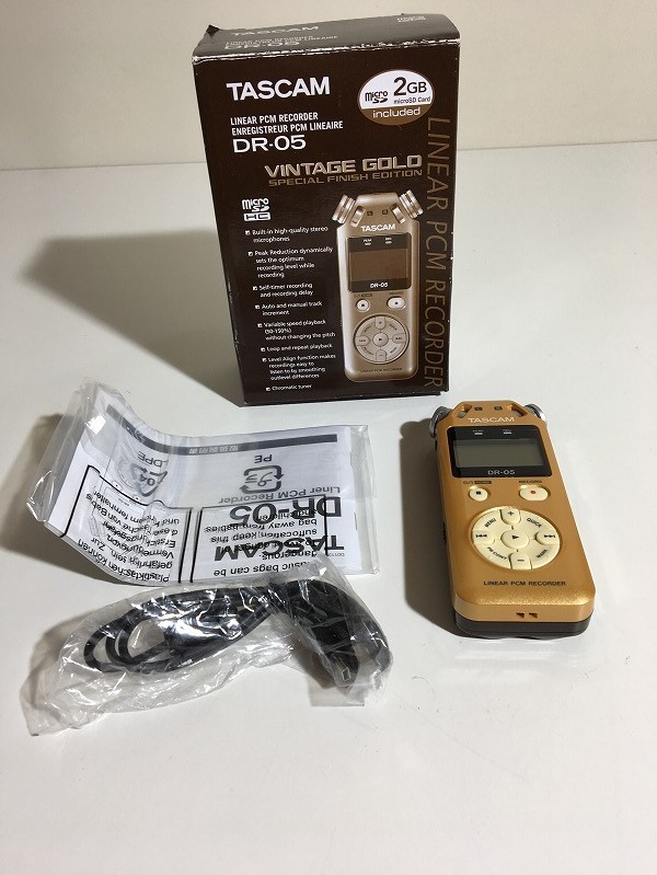 リニアPCMレコーダー TASCAM DR-05 (日本) VER3 version DR オーディオ