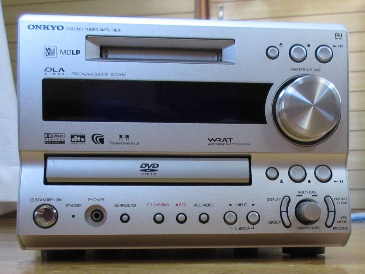 オンキョーDVD/MD/CD/TUNER アンプ リモコン付き ONKYO 【公式通販】