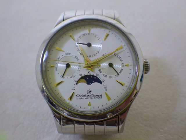Domani Christiano Watch Vintage phase in made , CD-2001 quartz 