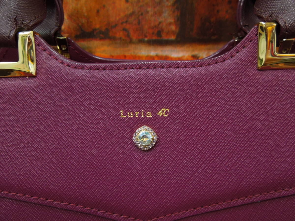 ♪♪超美品♪♪Luria 4℃/ルリア ヨンドシー 2WAYレザーショルダー 