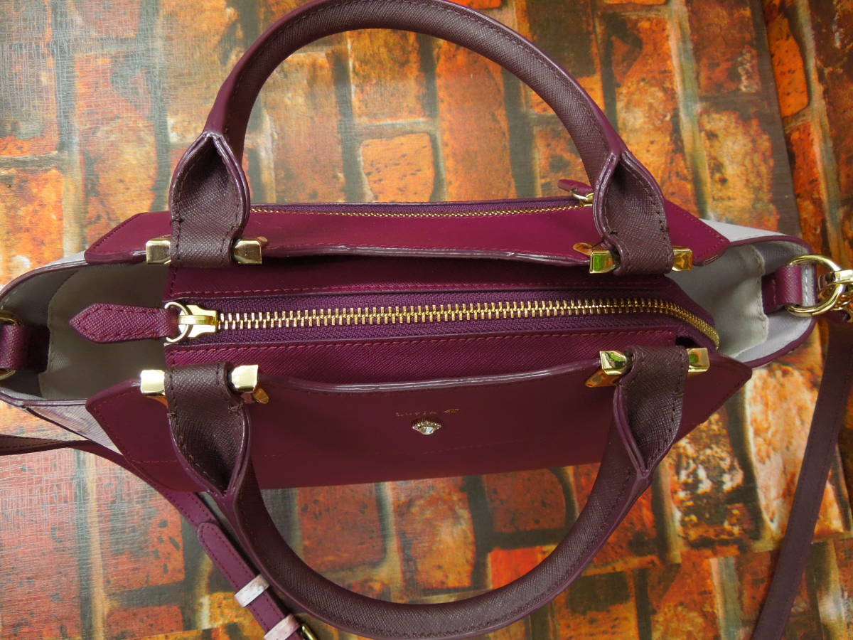 ♪♪超美品♪♪Luria 4℃/ルリア ヨンドシー 2WAYレザーショルダー 