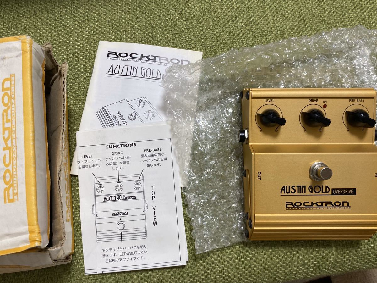 Rocktron Austin Gold ROCKTRON Overdrive AUSTIN GOLD OVERDRIVE