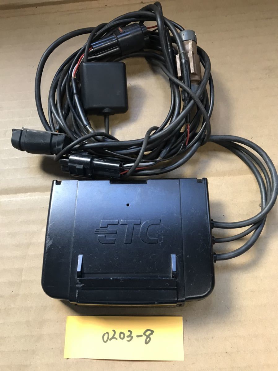 0203-8 二輪車用(オートバイ、バイク用)ETCセットアップ済み。送料無料
