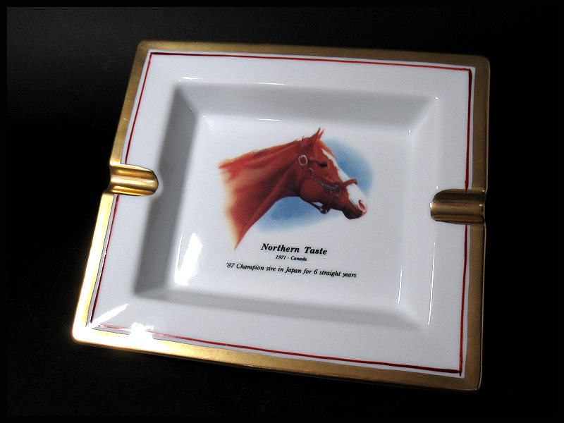 全国無料，安い 侍 非売品 ヴィンテージ 名馬 競走馬 サラブレット ノーザンテースト アッシュトレイ 灰皿 喫煙道具 764(その他)｜売買されたオークション情報、yahooの商品情報をアーカイブ公開 - オークフ その他