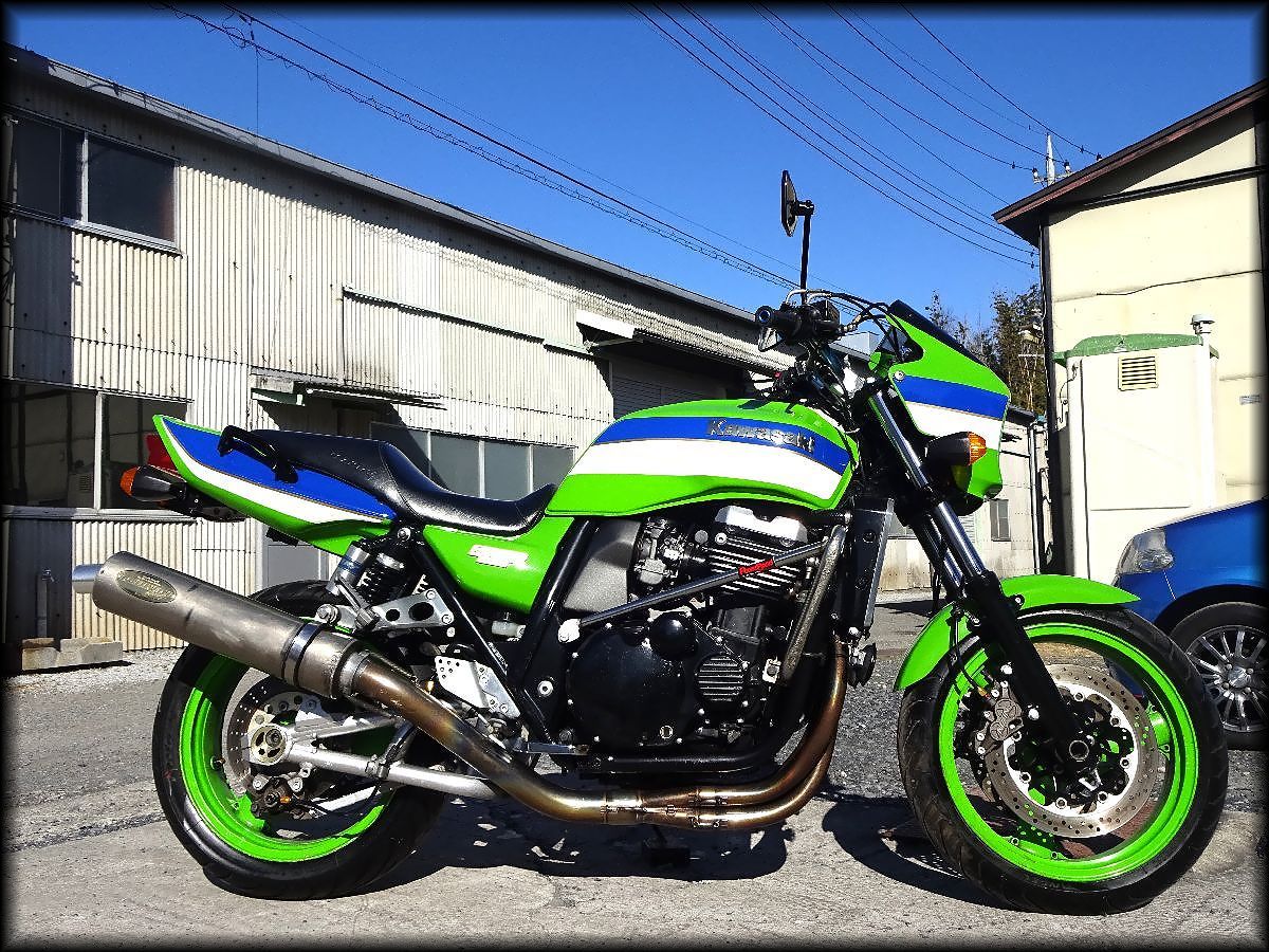 ばにこ様オーダー品 夏のスーパーセール☆ZRX1100☆カスタム☆人気のローソンカラー☆機関