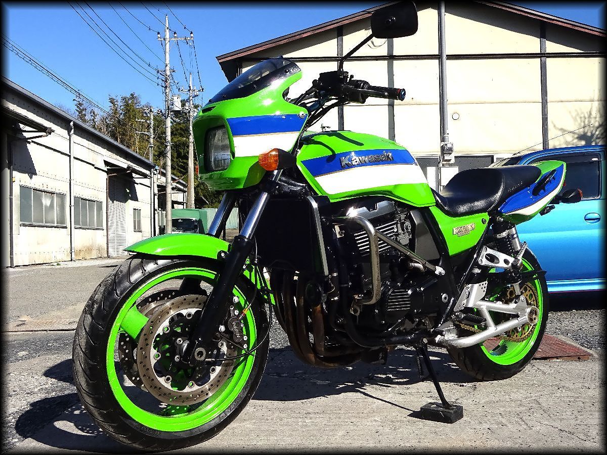 夏のスーパーセール☆ZRX1100☆カスタム☆人気のローソンカラー☆機関