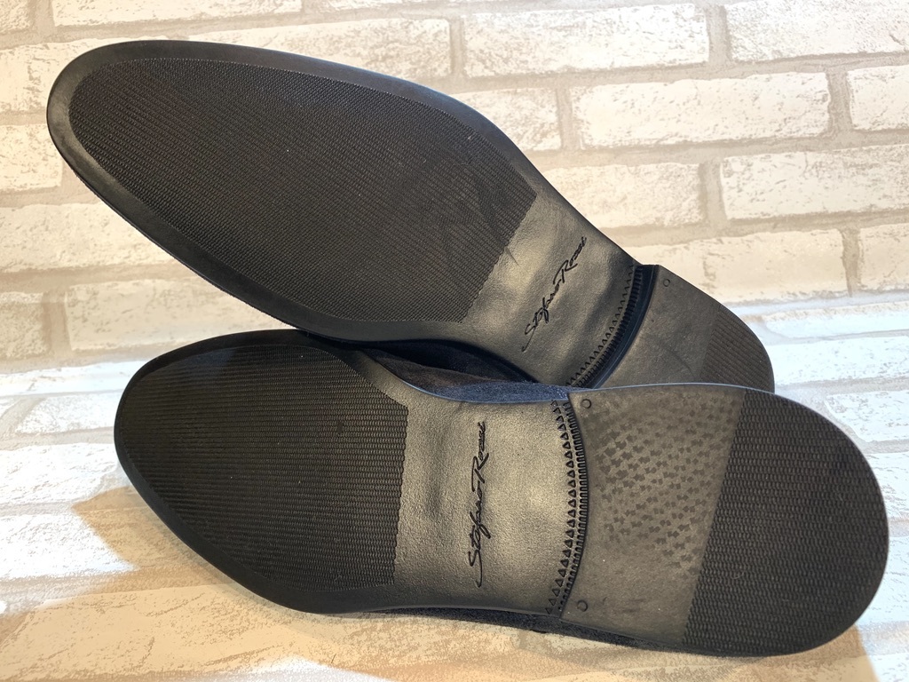 ☆StefanoRossi ステファノロッシ◇プレーンローファー◇28cm◇紺
