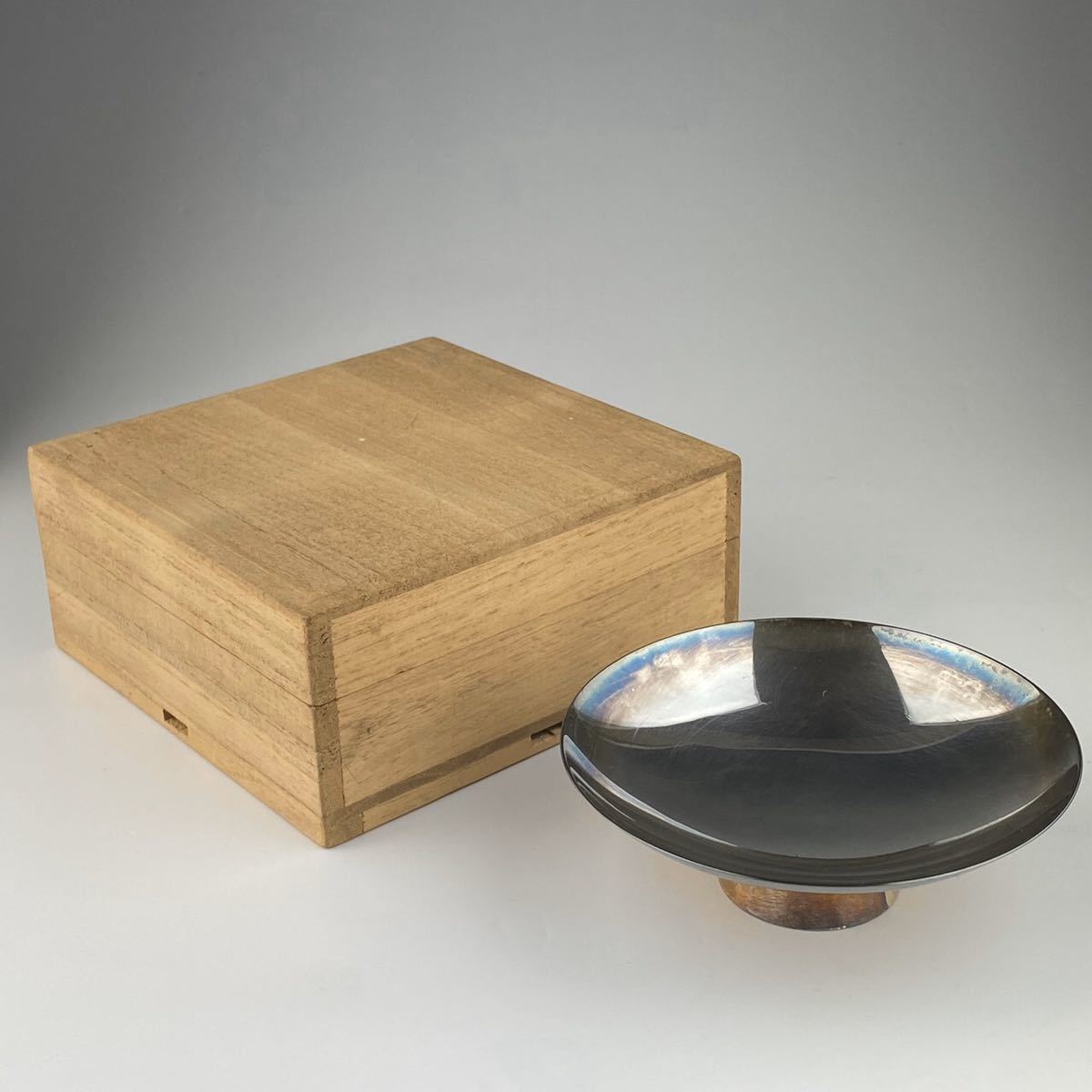 純銀盃 ◇純銀盃 68g 純銀刻印 純銀杯 共箱入 酒器 純銀