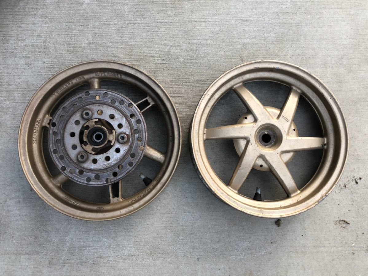 ホンダ 純正ホイール AF34 AF35 ホイール ゴールド DIO ZX ディオ