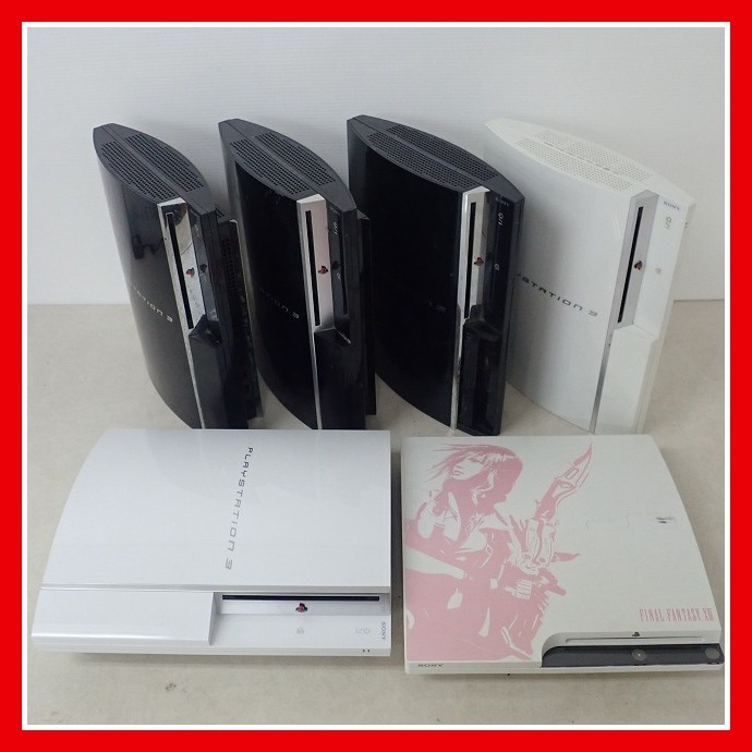 PS3 プレステ3 本体のみ まとめて6台セット CECHA00/CECHH00/CECHL00