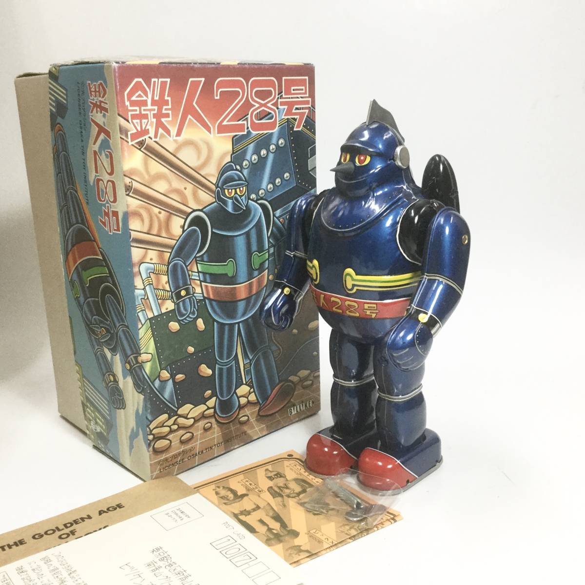 鉄人28号 箱付き ビリケン商会 ブリキ玩具 1990年代 当時もの 光プロ ロボット レトロ ビンテージ ロボット 売買されたオークション情報 Yahooの商品情報をアーカイブ公開 オークファン Aucfan Com
