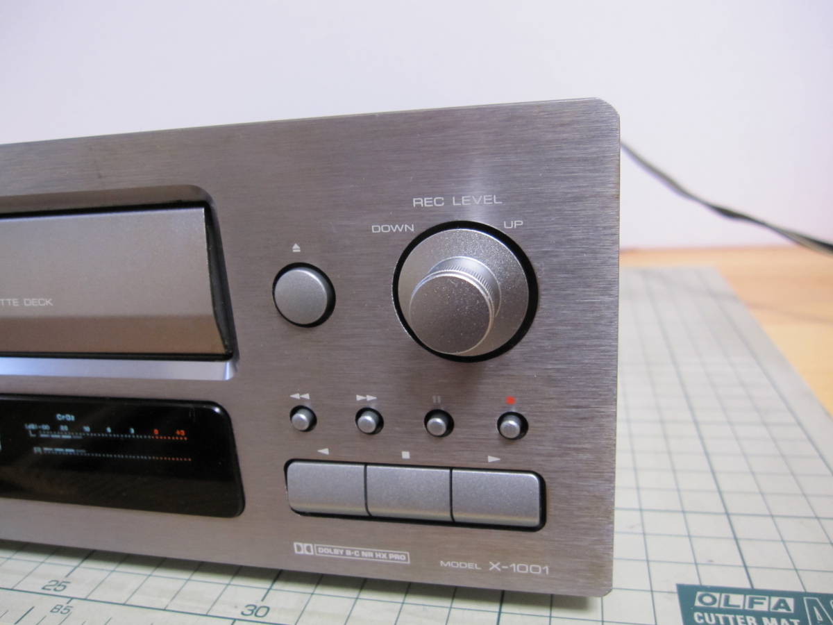 KENWOOD X-1001 カセットデッキ ケンウッド 美品 KENWOOD /ケンウッド カセットデッキ X-1001 KENWOOD ケンウッド X