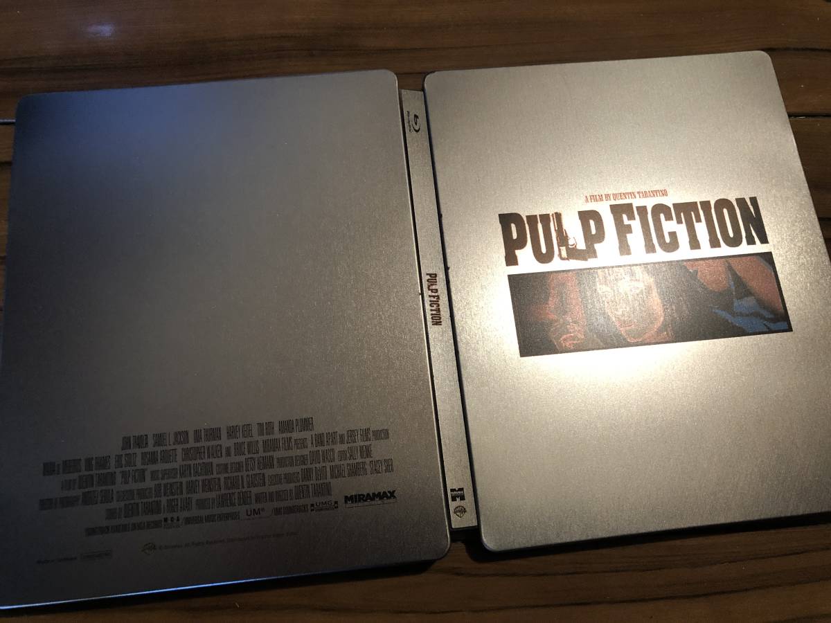 パルプ・フィクション : ブルーレイ版スチールブック仕様('94米)〈数量 数量限定生産パルプ・フィクション [4K 4K スチールブック仕様 | パルプフィクション 30thアニバーサリー UHD+Blu UHD+ブルーレイ発売中 [Blu-ray] ブルーレイ版スチールブック仕様（2枚組）数量 ブルーレイ版 (1994)
