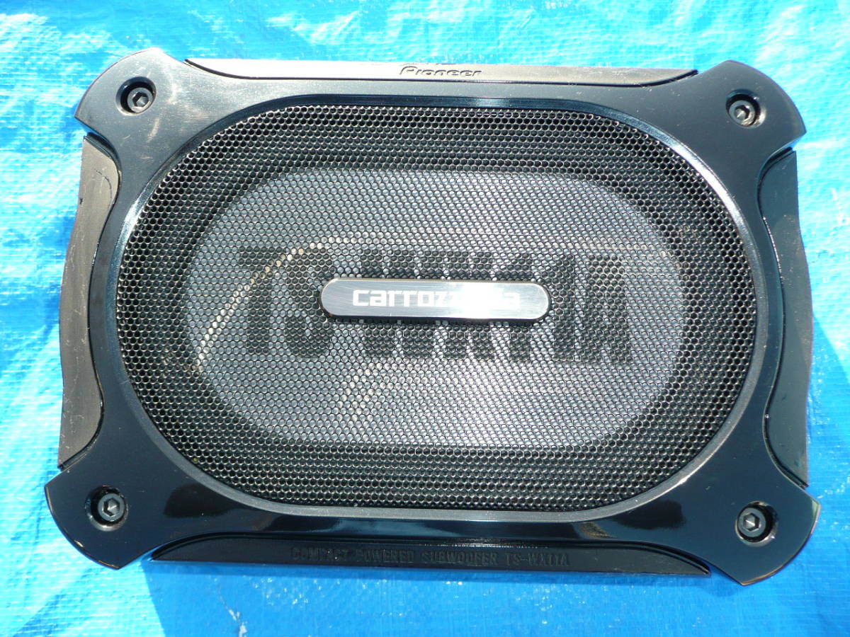 Pioneer carrozzeria TS-WX11A アンプ内蔵 サブウーファー RCAケーブル