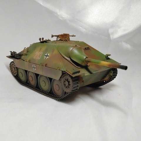 タミヤ1/35ドイツ(38t)ヘッツァー駆逐戦車完成品 _2